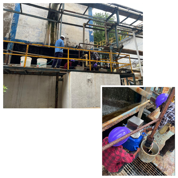 Industrial Cooling Tower Biofilm Control